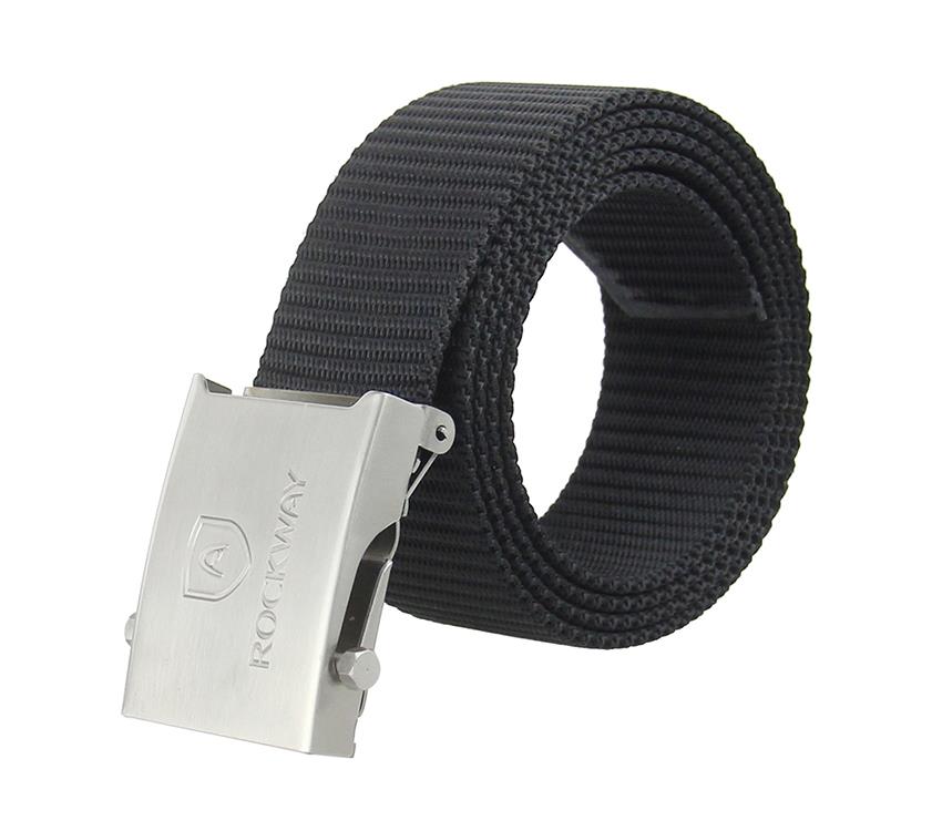 zwarte nylon militaire riem black nylon military belt