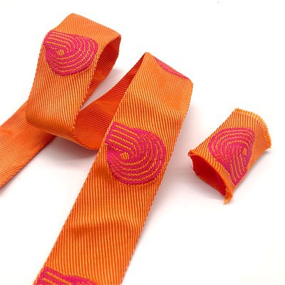 Buisvormige jacquardband voor beachvolleyballijnen
